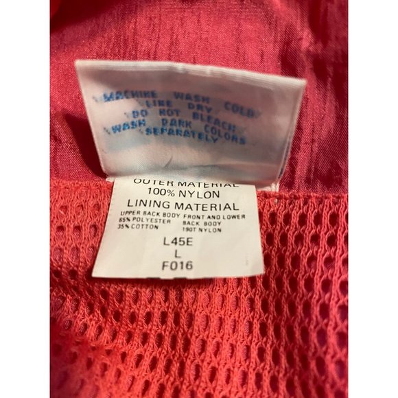 Vintage Adidas Nylon Windbreaker Parachute Track Suit Fuchsia Hot Pink Size L - Picture 11 of 11